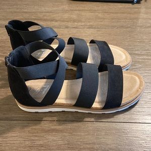 Black Sandals (size 12)